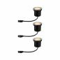 Preview: Paulmann 94717 Plug & Shine LED Bodeneinbauleuchte Floor Basisset IP67 extra warmweiß 4,5W Anthrazit
