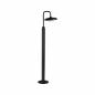 Preview: Paulmann 94760 LED Pollerleuchte Nostro modern seewasserresistent Spritzwasser geschützt rund warmweißes Licht Anthrazit