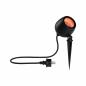 Preview: Paulmann 94771 LED Gartenstrahler Smart Home Zigbee Kikolo IP65 90mm RGBW+ 6,2W 440lm 230V Anthrazit Kunststoff#Aluminium