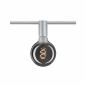 Preview: Paulmann 94973 URail Ceiling Socket max1x20W E27 Chrom matt 230V Metall