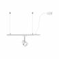 Preview: Paulmann 95417 Urail Einspeise Kabel Weiß max. 1000W 2000mm 230V