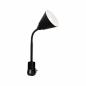 Preview: Paulmann 95427 AS Steckerl Junus E14 schwarz Flexarm - Assistance-Leuchte