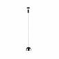 Preview: Paulmann 96808 URail LED Pendel Capsule II 6,3W modern warmweiß dimmbar Schwarz matt/Chrom