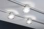 Preview: Paulmann 96809 URail LED Schienenspot Topa Dot Einzelspot modern neutralweiß dimmbar Chrom/Klar/Satin