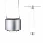 Preview: Paulmann 96811 URail LED Pendel Aldan 4,5W neutralweiß modern dimmbar Chrom matt/Schwarz