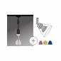Preview: Paulmann 96912 URail DecoSystems Pendel max 1x20W E14 230V Schwarz matt, Stoffkabel