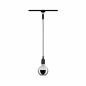 Preview: Paulmann 96914 URail Universal Pendel Adapter Schwarz matt 230V Metall/Kunststoff