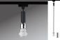 Preview: Paulmann 96919 URail 2Easy Basic Pendel max 20W E27 Schwarz matt/Chrom 230V Metall/Kunstst