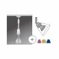 Preview: Paulmann 96971 URail DecoSystems Pend max1x20W E14 Weiß 230V Metall/Kunststoff Stoffkabel