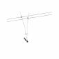Preview: Paulmann 9711229 Wire System Light&Easy Spot Comet max.1x50W GU5,3 Chrom 12V Metall