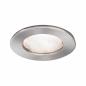 Preview: Paulmann 98449 Möbel Einbauleuchte Schutzglas strukturiert max.20W 12V G4 66mm Eisen