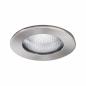 Preview: Paulmann 98449 Möbel Einbauleuchte Schutzglas strukturiert max.20W 12V G4 66mm Eisen