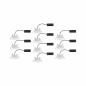Preview: Paulmann 99922 Einbauleuchte Set Calla BBC/IP65 rund schwenkbar LED 10x680lm 4000K 6W Weiß