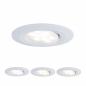Preview: Paulmann 99934 Einbauleuchte Set Calla IP65 3step color rd schw LED 550lm tunable white 5.5W Weiß