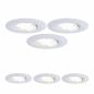 Preview: Paulmann 99935 Einbauleuchte Set Calla IP65 3step color rd schw LED 3x550lm tunable white 5.5W Weiß