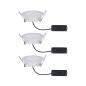 Preview: Paulmann 99942 Premium Einbauleuchte Set Suon warm-dim IP44 LED 3x6.5W 2000-2700K Satiniert