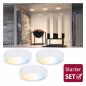 Preview: Paulmann 99975 Clever Connect StarterSet Disc 3x2W 12VA DC 2700-6500K 12V Weiß matt/Kunststoff