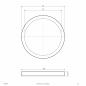 Preview: EVN LED Anbaupanel, schaltbar APSR400125
