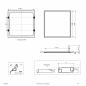 Preview: EVN LED Einbaupanel für Rasterdecken, DALI BPDU620125