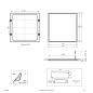 Preview: EVN LED Einbaupanel für Rasterdecken BPSU620125