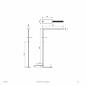 Preview: EVN Büro Stehleuchte, up/down (Drehdimmer) BSL500940