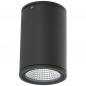 Preview: EVN LED Deckenstrahler mit warmweißem Licht rund anthrazit IP54 12W 3000K feuchtraumgeeignet