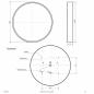 Preview: EVN LED Anbauleuchte mit einstellbarer Farbtemperatur DDT600925