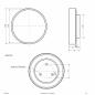 Preview: EVN LED Deckenanbauleuchte mit CCT Switch DUD300925