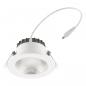 Preview: EVN ES54100125 LED Deckeneinbauleuchte rund 10W 3000K/4000K/5700K weiß Notlicht IP54 Einbaudurchmesser 90 mm