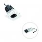Preview: EVN F09RXXXM1330L38P COB-LED Deckeneinbauleuchte 13 W 3000 K 1170 lm 38° schwenkbar weiß Einbaudurchmesser 65 mm