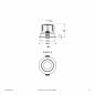 Preview: EVN F10RXXXM0630L55D COB-LED Deckeneinbauleuchte 6 W 3000 K 770 lm 55° DALI dimmbar Einbaudurchmesser 70 mm