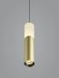 Preview: Helestra LED Pendelleuchte LIDOS in schwarz - gold
