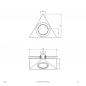 Preview: Hängeschrank LED Unterbauleuchte EVN in Pyramidenform IP20 12V/DC 3000K 2W 90lm