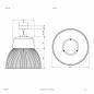 Preview: EVN LED Low Bay, IP40, Powerswitch und CCT-Switch LBM206025