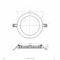 Preview: EVN LED Einbaupanel LDR170125