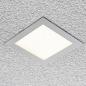 Preview: EVN LED Einbaupanel mit warmweißem Licht silber IP20 15W 3000K 1000lm