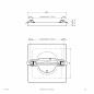 Preview: EVN LED Panel mit verstellbarem Lochausschnitt LPQV170125