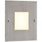 Preview: EVN LQ4602A LED Wandeinbauleuchte 0,6W 3000K Edelstahl IP44 12V DC begehbar Einbaudurchmesser 55mm