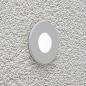 Preview: EVN LED Wandeinbauleuchte weiß IP44 12V/DC 0.6W 6000K mit kaltweißem Licht feuchtraumgeeignet EinbauØ55