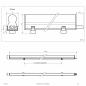 Preview: EVN LED-Deckenanbauleuchte - 1129mm LUL121840
