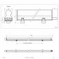 Preview: EVN LED-Deckenanbauleuchte - 1429mm LUL152402