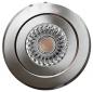 Preview: Schwenkbarer Einbaustrahler MOA DISC 12V 45° nickel gebürstet Mobilux