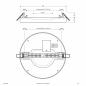 Preview: EVN LED Panel mit verstellbarem Lochausschnitt NPRV220125