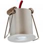 Preview: EVN P-LED Decken-Einbaustrahler mit warmweißem Licht rund Alu IP20 12V/DC 3W 3000K EinbauØ30