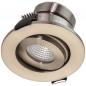 Preview: EVN LED Decken-Einbaustrahler mit warmweißem Licht dimmbar feuchtraumgeeignet rund schwenkbar IP44 3W 3000K EinbauØ50