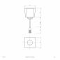 Preview: EVN P-LED Bodeneinbau Leuchte quadratisch P67 12V/DC 1W 3000K