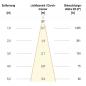 Preview: EVN PC20D91340 COB-LED Deckeneinbauleuchte DALI-2 8,4 W 4000 K 1060 lm CRI 90 Edelstahl schwenkbar Einbaudurchmesser 68 mm