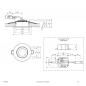Preview: EVN LED Decken-Einbaustrahler warmweißes Licht dimmbar rund 6W 3000K EinbauØ68
