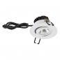 Preview: EVN PC650060102 COB LED Deckeneinbauleuchte 6W 3000K IP65 Weiß Einbaudurchmesser 68 mm