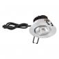 Preview: EVN PC650061440 COB-LED Deckeneinbauleuchte 6W 4000K Aluminium IP65 (Einbaudurchmesser 68 mm)